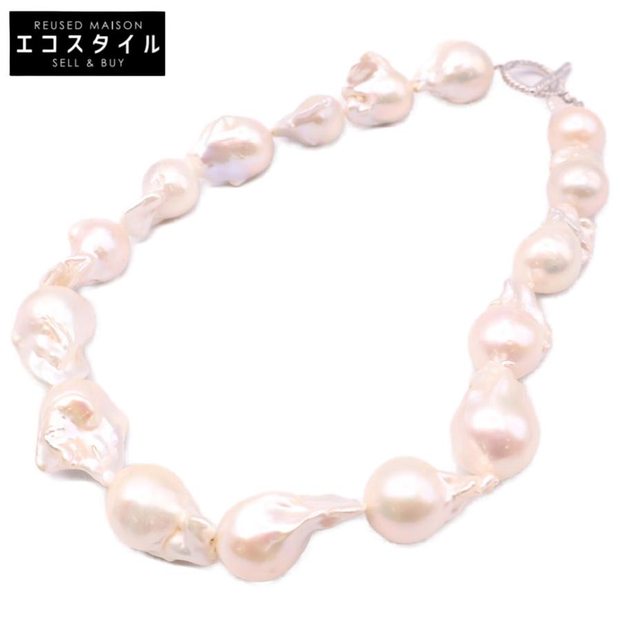 美品 MAAYA マーヤ 925 DELFINA デルフィナ バロックパール ネックレス 