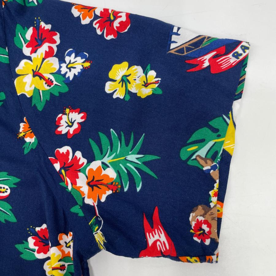 POLO RALPH LAUREN ポロ ラルフローレン ネイビー レーヨン 半袖 