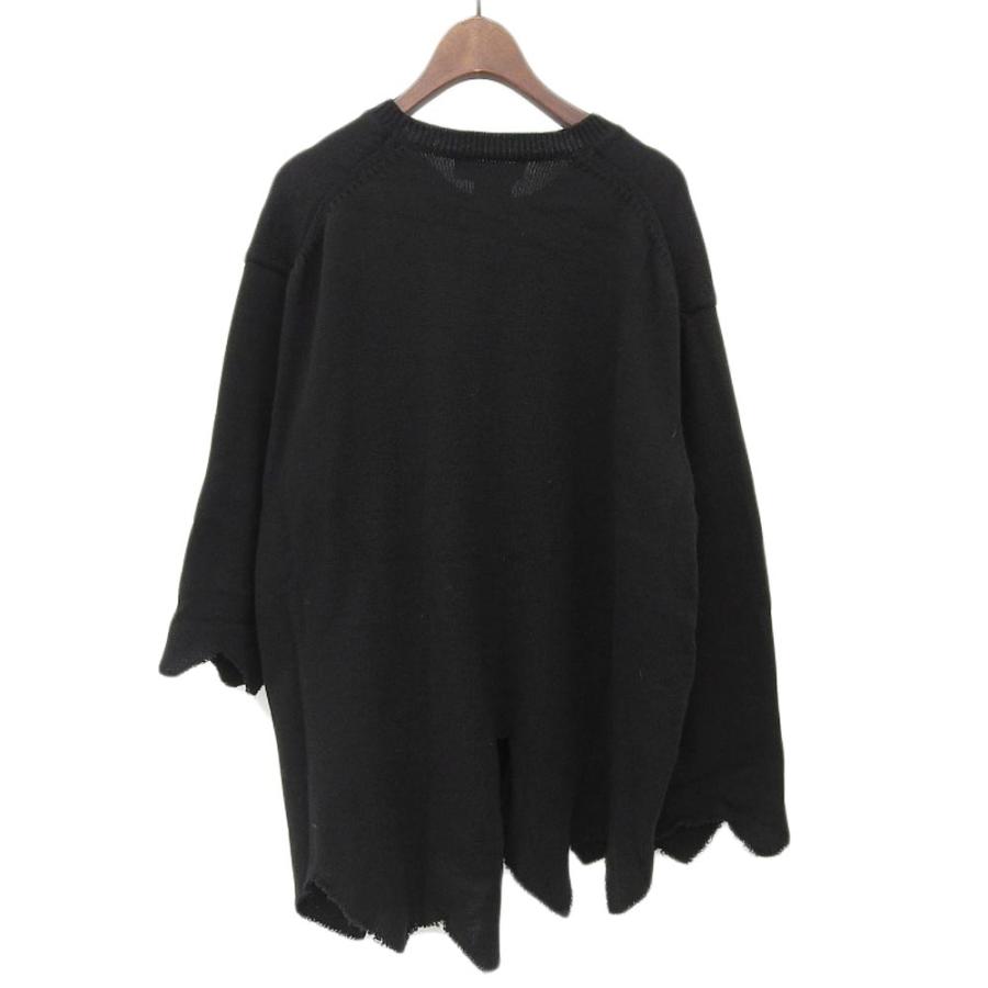 ブラックコムデギャルソン 23SS カットオフメッシュTシャツ - トップス 