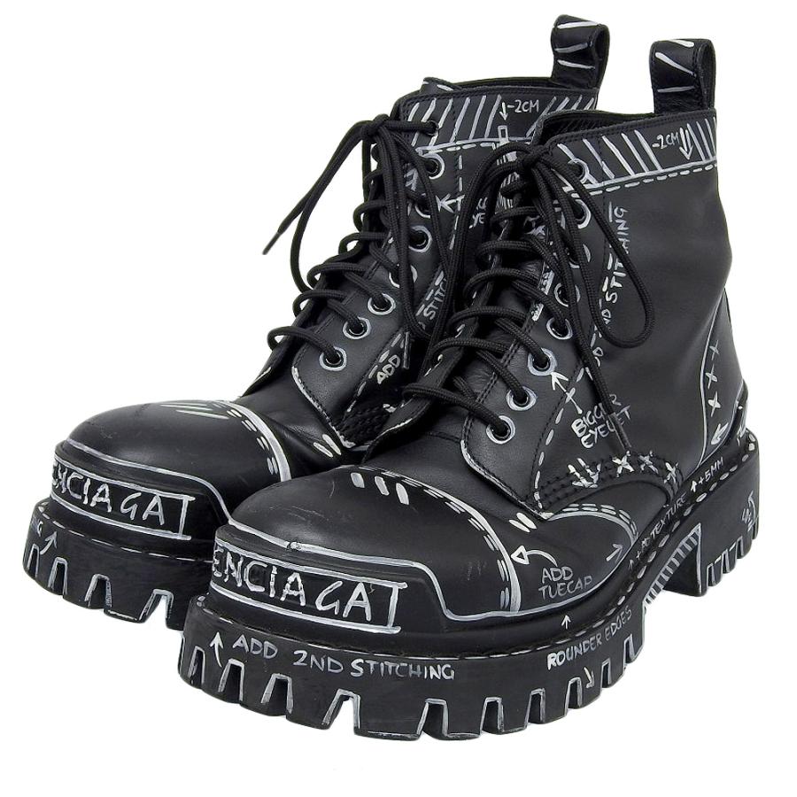 BALENCIAGA バレンシアガ ペイント ストライクブーツL20/レース BALENCIAGA バレンシアガ ペイント ストライクブーツL20/レース