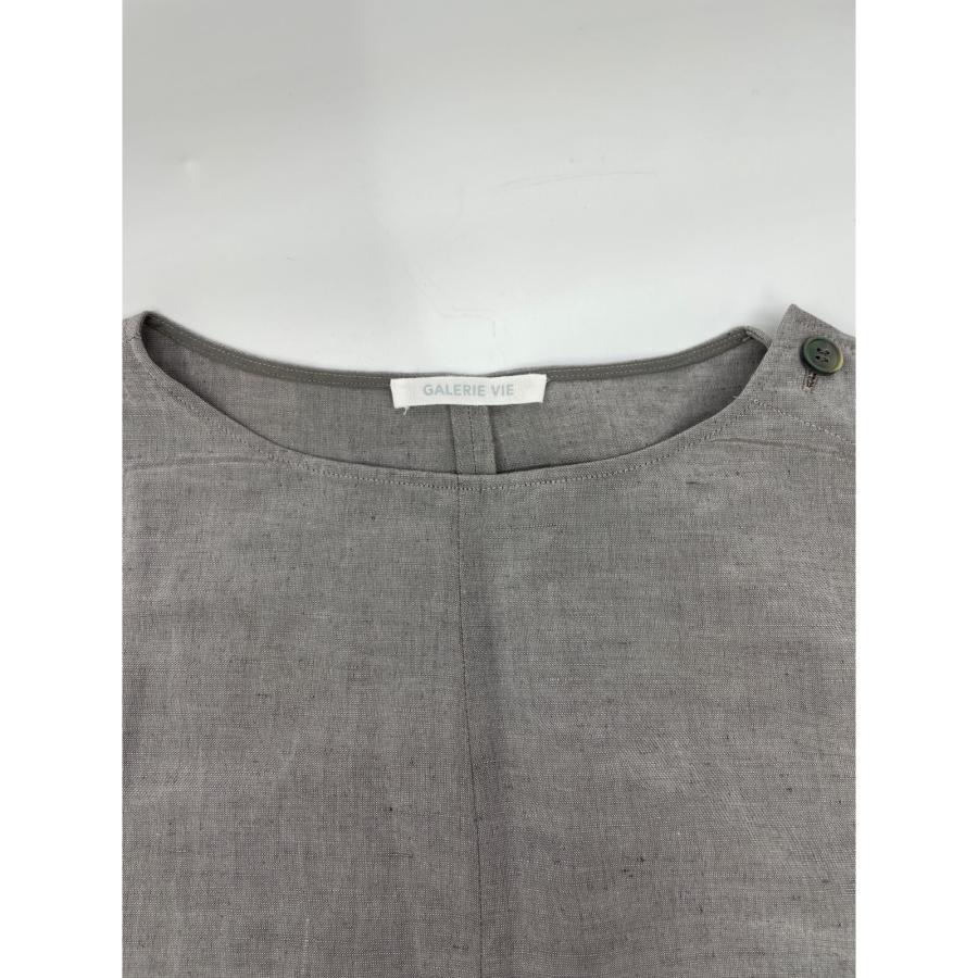 GALERIE VIE ギャルリーヴィー グレー リネンキュプラコンパクト  