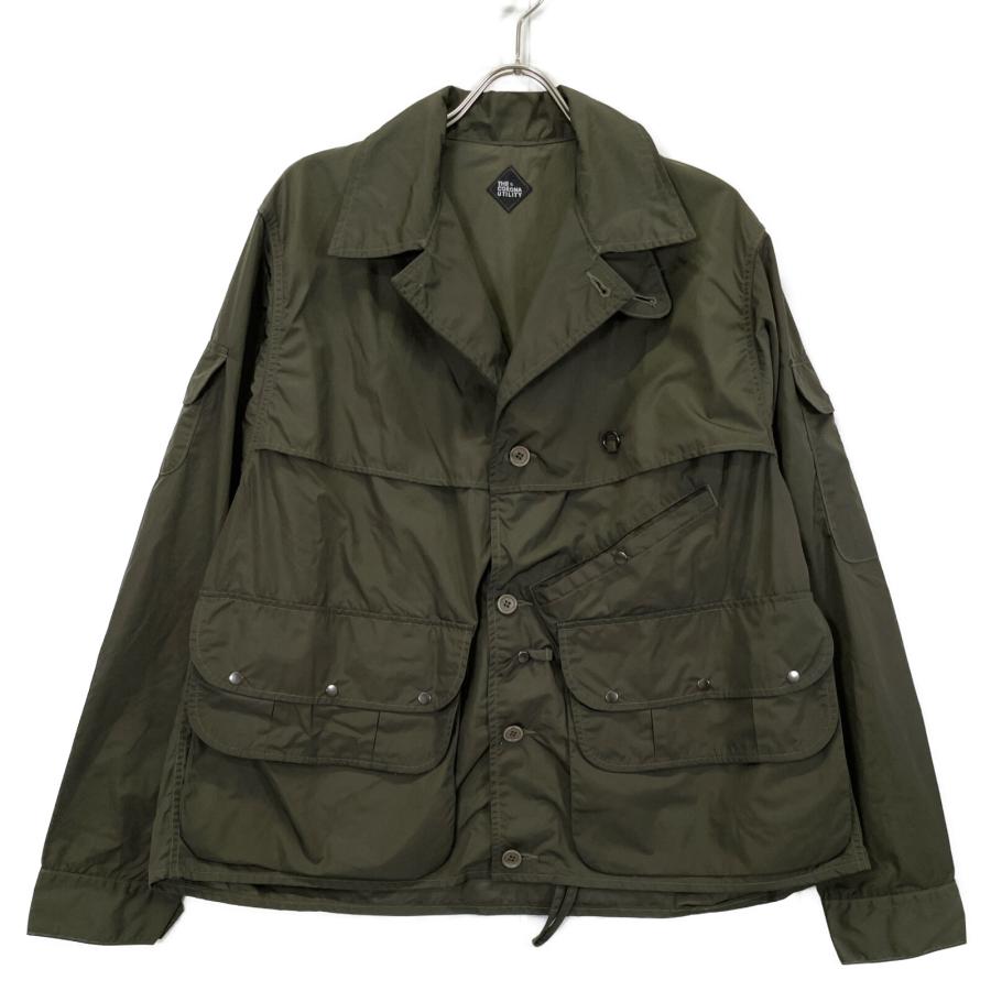 CORONA UTILITY コロナ シャツジャケット オリエンタル柄 メンズL THE CORONA UTILITY コロナ ユーティリティ CJ032 オリーブ カーキ