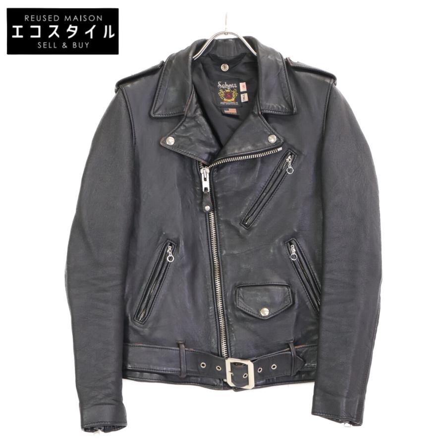 Schott N.Y.C SCHOTT ショット 7823950093 ブラック 217US ダブル  