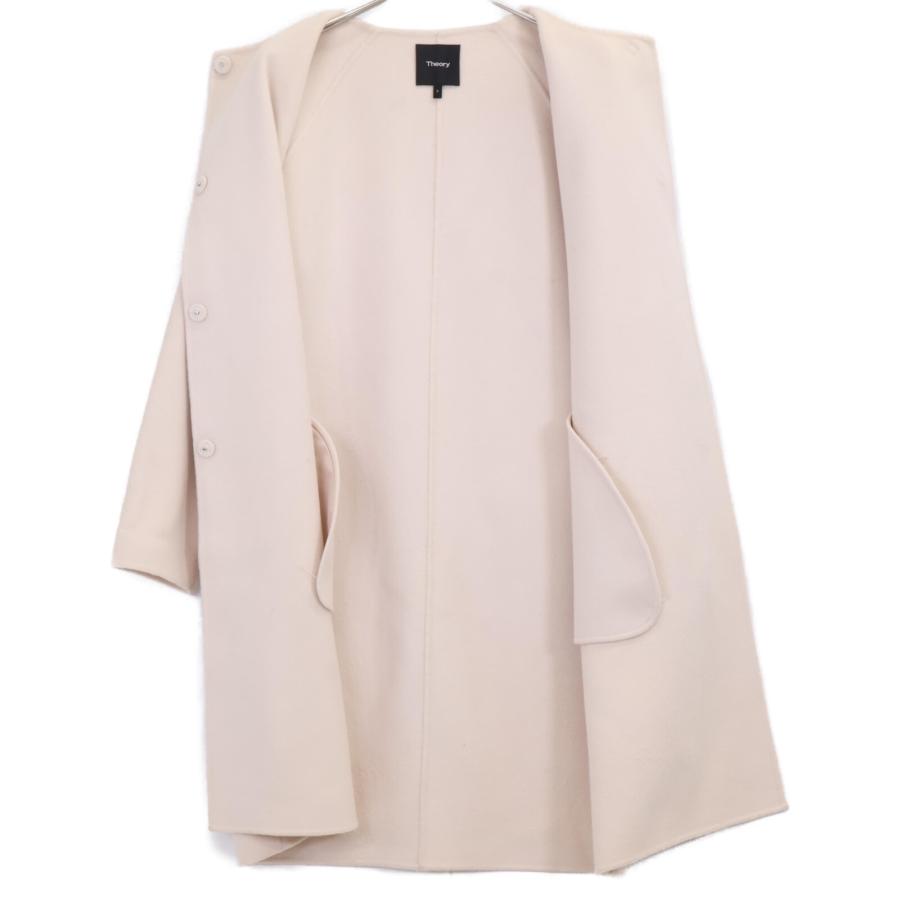 theory（セオリー） 8309608 カシミヤ混 ダブルフェイス コート S