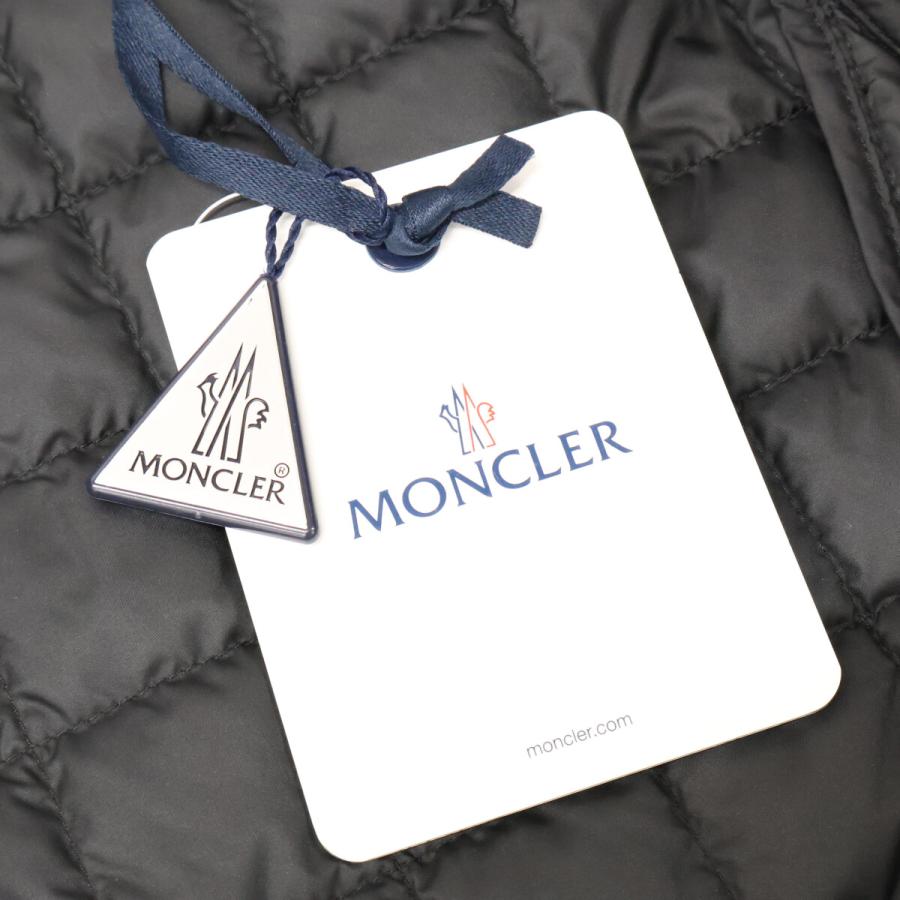 新品同様 MONCLER モンクレール 24年製 EPINAL キルティング ダウンシャツ ジャケット O ブラック レディース_10