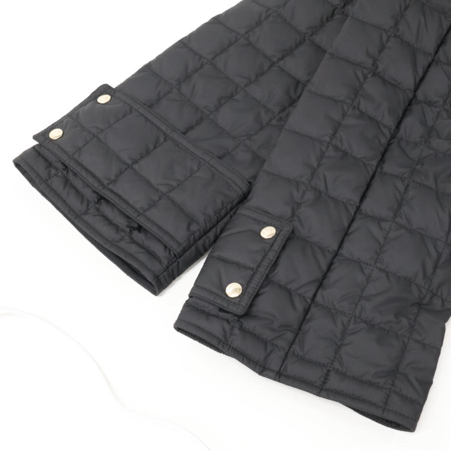 新品同様 MONCLER モンクレール 24年製 EPINAL キルティング ダウンシャツ ジャケット O ブラック レディース_11