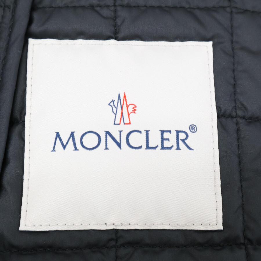 新品同様 MONCLER モンクレール 24年製 EPINAL キルティング ダウンシャツ ジャケット O ブラック レディース_5