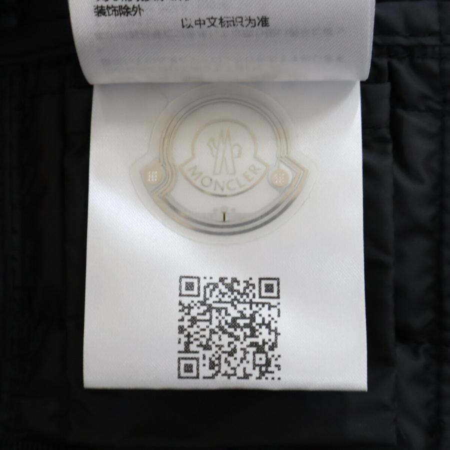 新品同様 MONCLER モンクレール 24年製 EPINAL キルティング ダウンシャツ ジャケット O ブラック レディース_8
