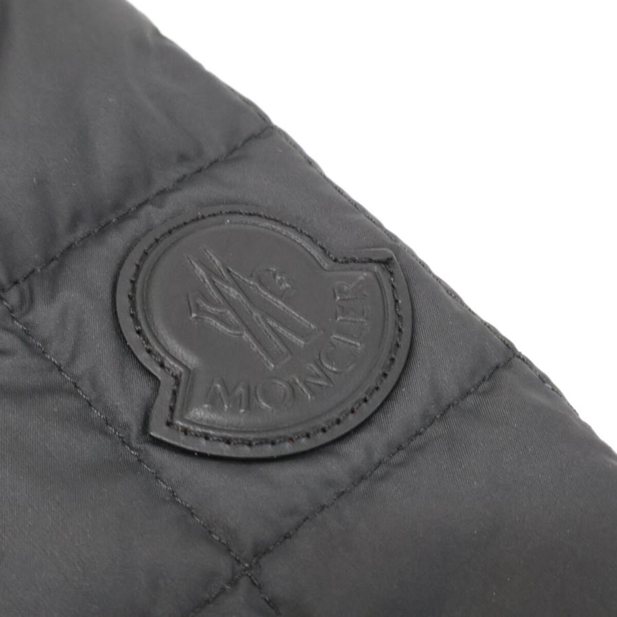 新品同様 MONCLER モンクレール 24年製 EPINAL キルティング ダウンシャツ ジャケット O ブラック レディース_9
