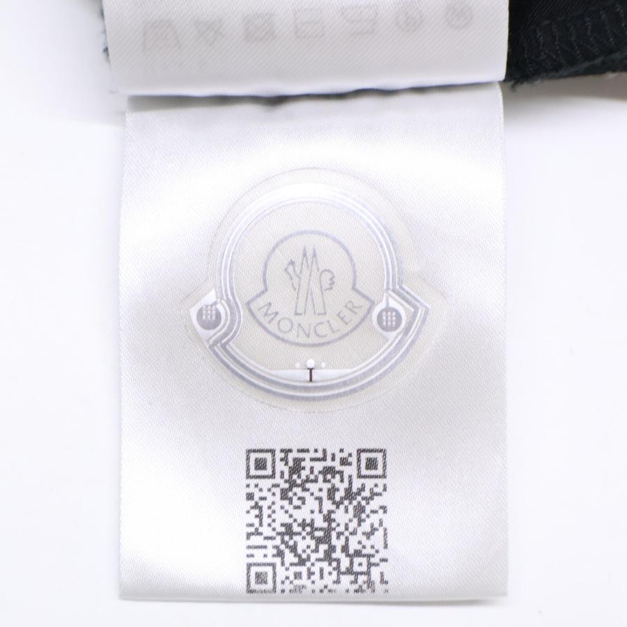 MONCLER モンクレール 23年製 ブラック VESTITO リブニット ノースリーブ ワンピース ブラック Ｓ ワンピース コットン レディース 中古