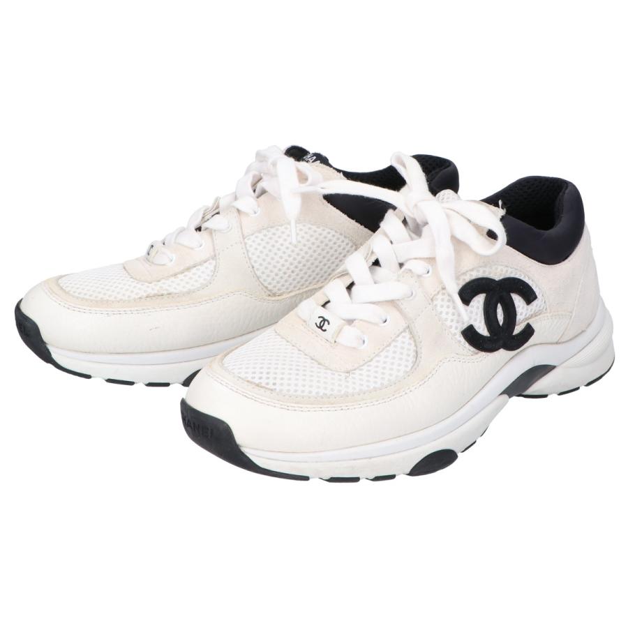 CHANEL（シャネル） G38299 CCココマーク メッシュ/スエード/カーフ