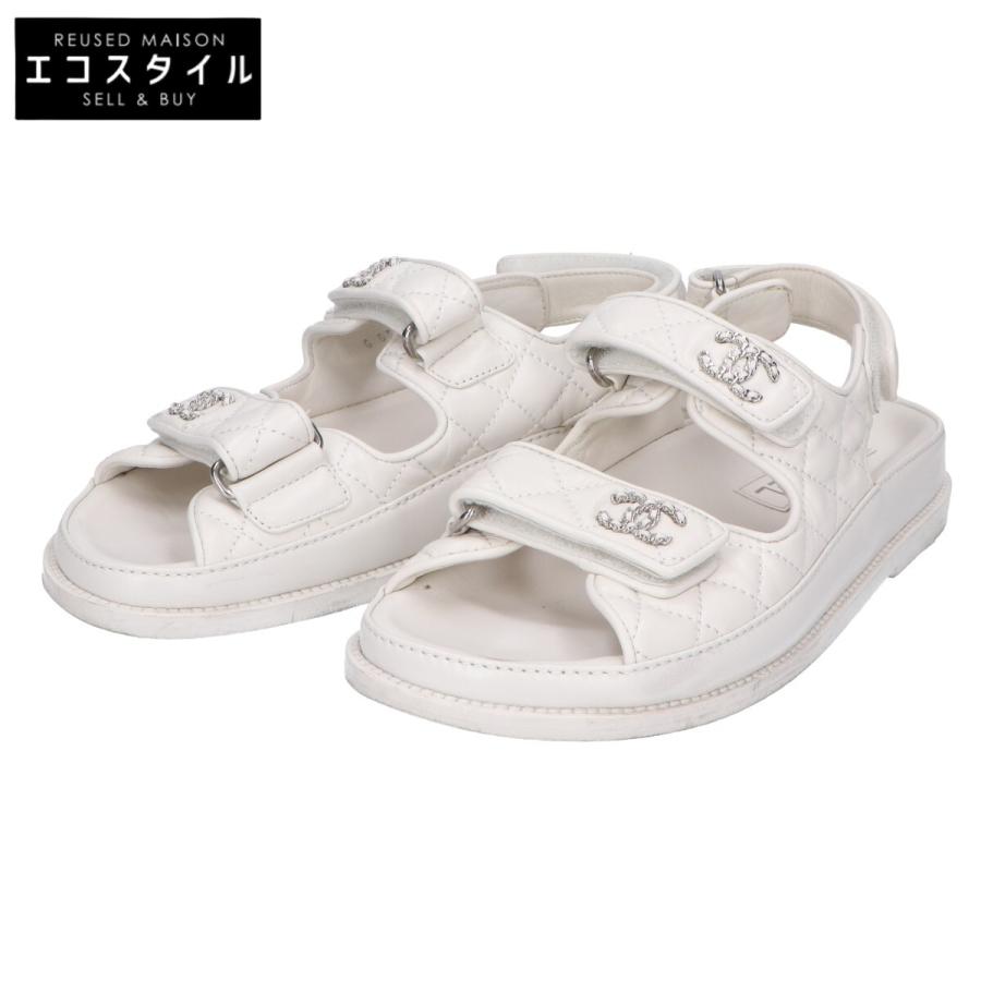 CHANEL（シャネル） G35927 ココマーク キルティング サンダル