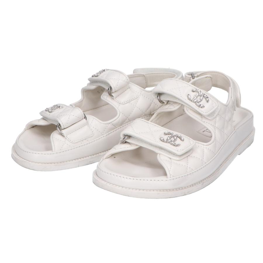 CHANEL（シャネル） G35927 ココマーク キルティング サンダル