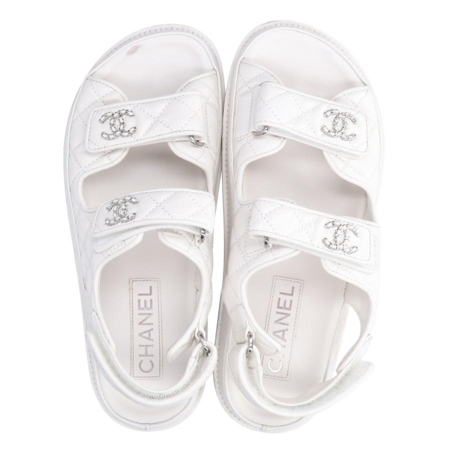 CHANEL（シャネル） G35927 ココマーク キルティング サンダル