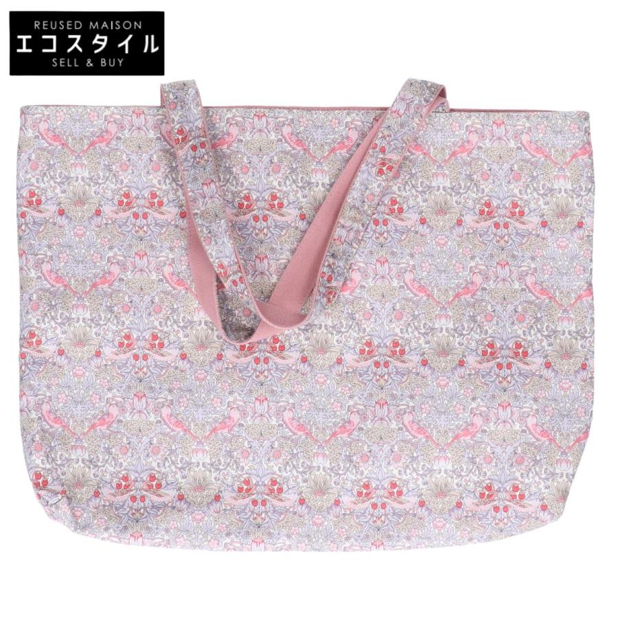 美品 BONPOINT ボンポワン H20ESNEWBAGY-690B リバティ トートバッグ