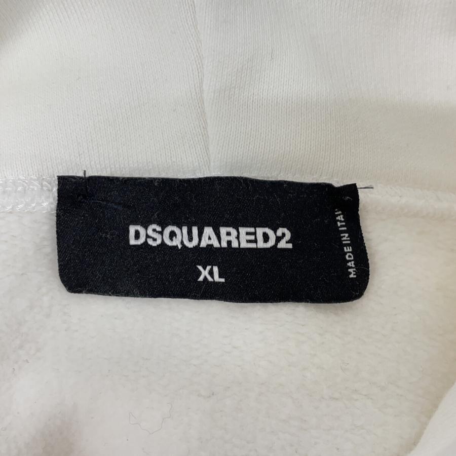 DSQUARED2（ディースクエアード） 23年 S74GU0744 ホワイト ロゴ
