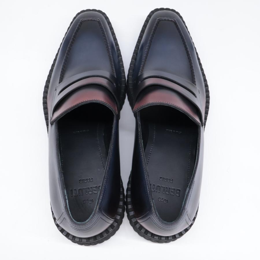 新品同様/ berlutiベルルッティ S4752-001 ANDY DEMESURE NEW WAVE