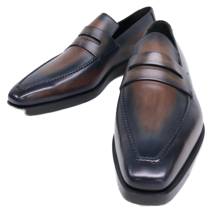 新品同様/ berluti ベルルッティ ANDY パティーヌ コインローファー