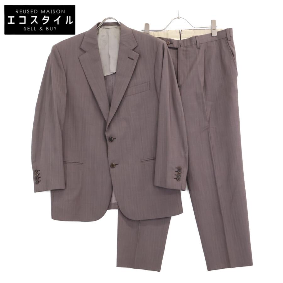 Brioni（ブリオーニ） RA4G0M ブラウン ストライプ SUPER 150`S 背抜き