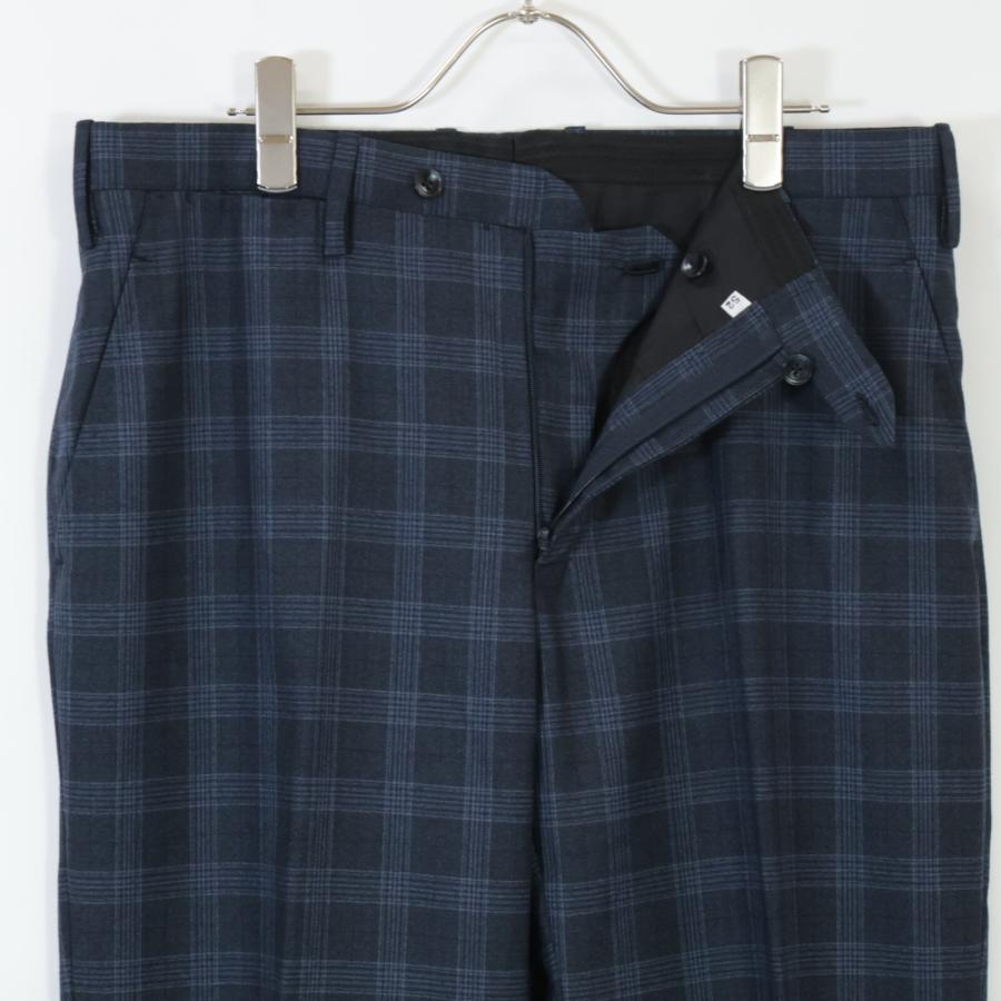 Kiton キートン UA81S0552314002 Mod.EVO ネイビー チェック スーツ 50