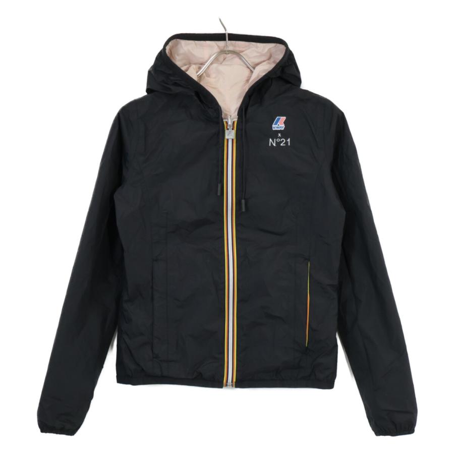 N゜21 ヌメロ ヴェントゥーノ ×K・WAY 17年 ブラック×ピンク ナイロン