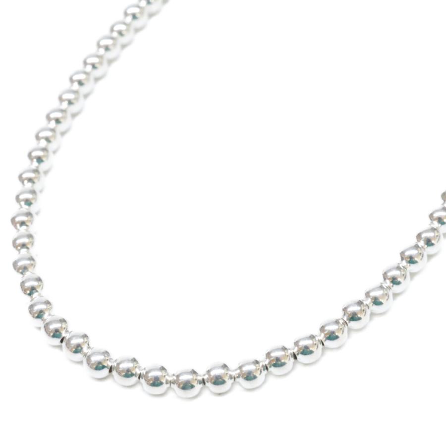 美品 Harpo ハルポ シルバービーズ ネックレス シルバー レディース