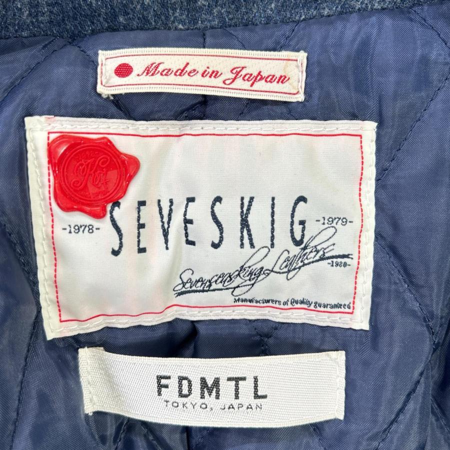 SEVESKIG（セヴシグ） ×FDMTL インディゴ デニム ロングライダース