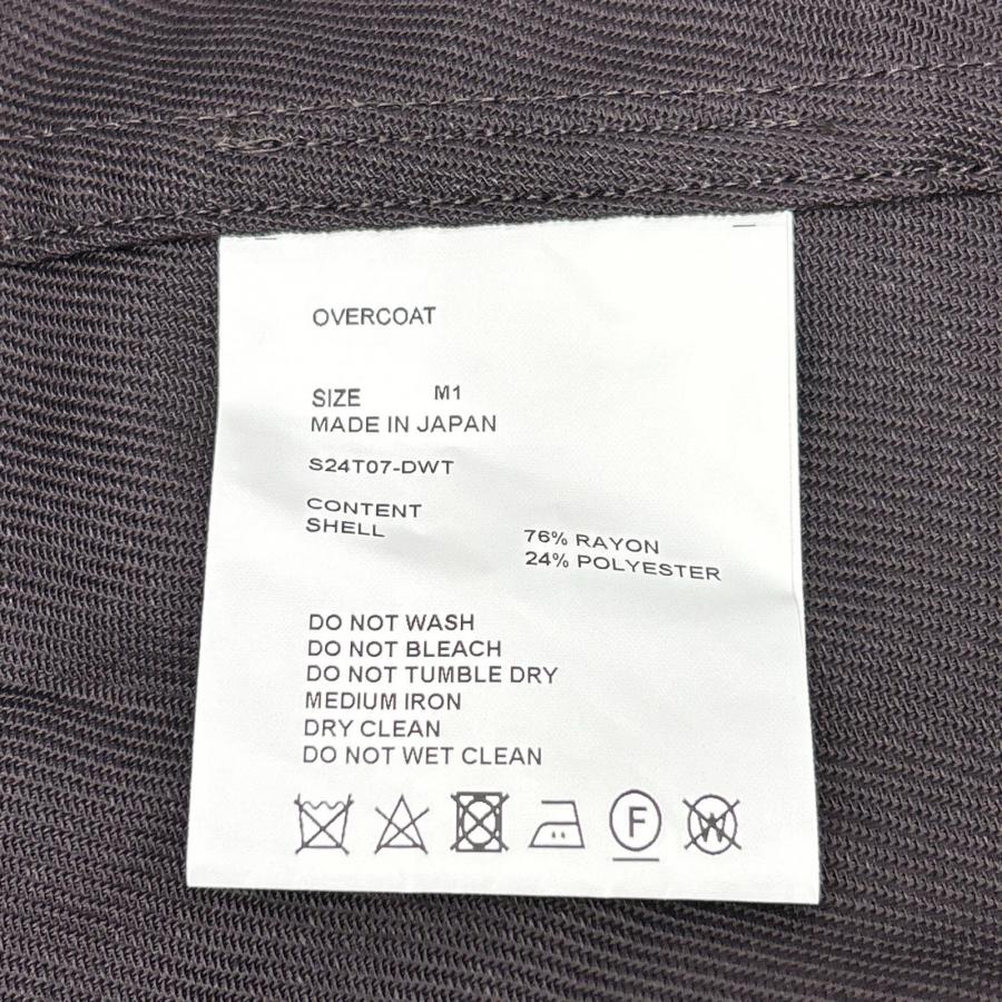 OVERCOAT オーバーコート S24T07-DWT ダークブラウン ドロップ