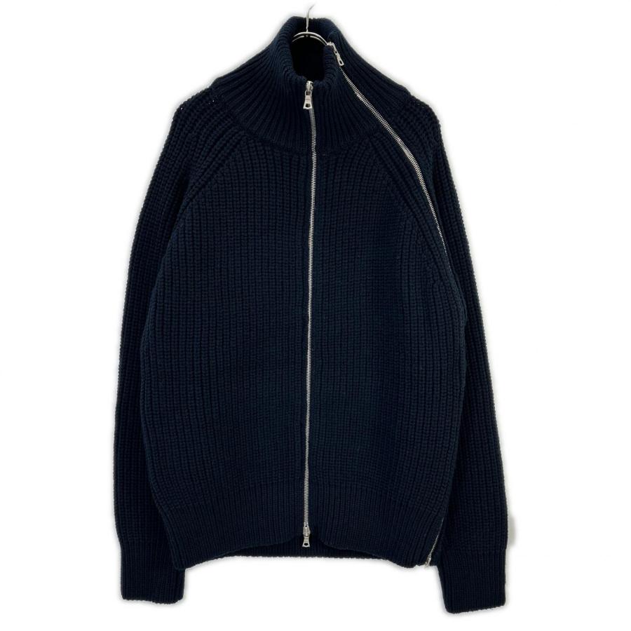 DRIES VAN NOTEN ドリスヴァンノッテン 252-021217-2707-900 25-26AW ネイビー MONTY BIS ドライバーズニット M DRIES VAN NOTEN ドリスヴァンノッテン 252-021217-2707-900 25-26AW