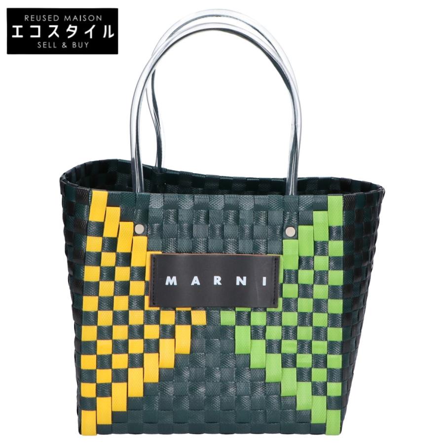 ＼完売品／MARNI マルニマーケット ピクニックトートバッグ ハンドバッグ MARNI（マルニ） 美品 MARNI MARKET マーケット ピクニックバッグ