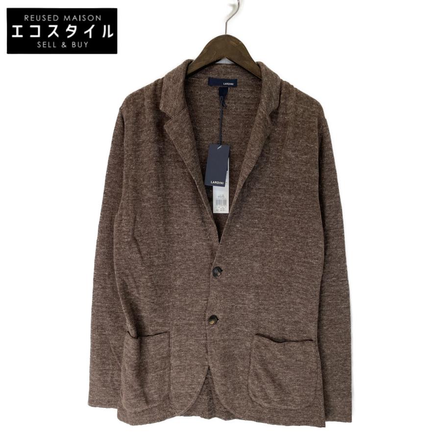 LARDINI（ラルディーニ） ブラウン JVLJM70J EM58015 リネン 2B ニット 