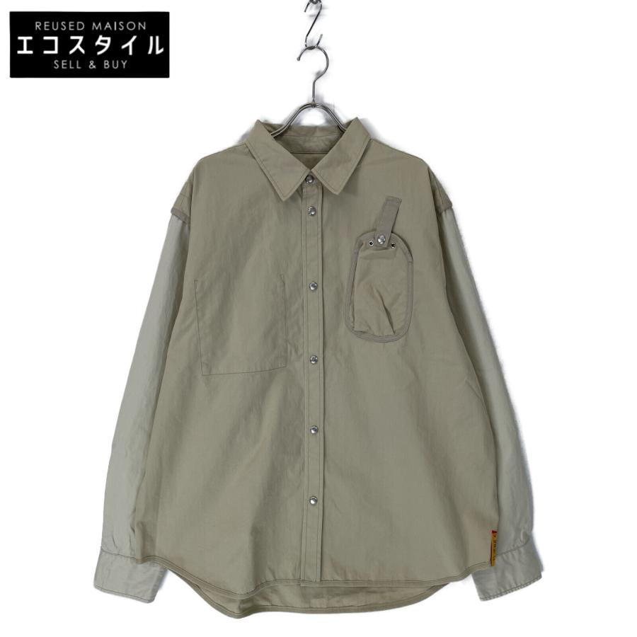 DIESEL ディーゼルパッチポケット ショルダーパイピング シャツ ジャケット DIESEL ディーゼルパッチポケット ショルダーパイピング シャツ