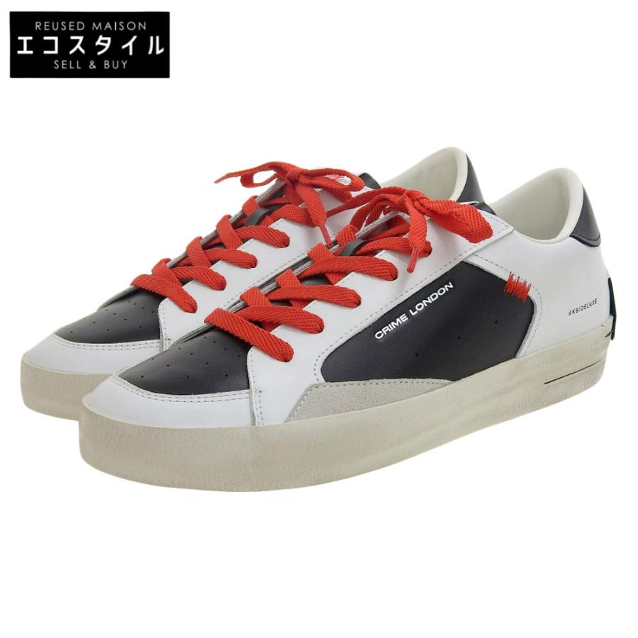 新品同様 CRIME LONDON クライムロンドン SK8 DELUXE スニーカー 