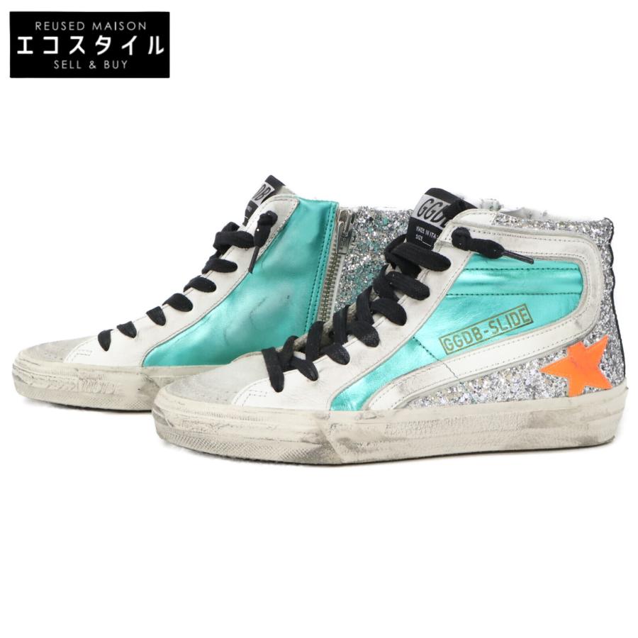 GOLDEN GOOSE（ゴールデングース） Slide ラミネートレザー/アッパー 