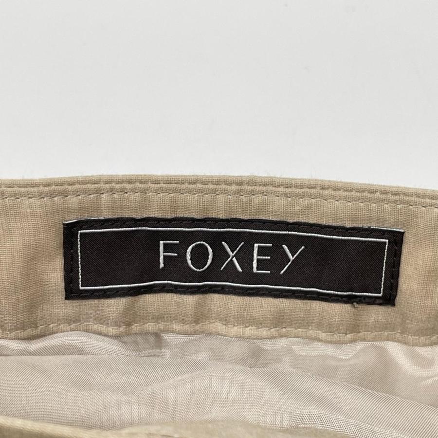 FOXEY（フォクシー） 美品/ 40950 ベージュ Skirt Sheer Circular
