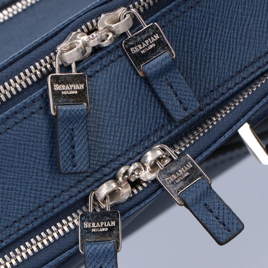SERAPIAN セラピアン DOUBLE BRIEFCASE WITH ZIP EVOLUTION エヴォ