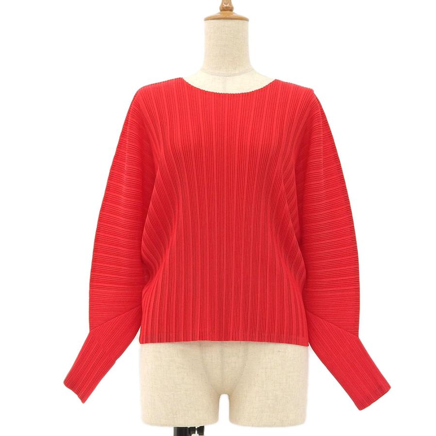 美品 PLEATS PLEASE プリーツプリーズ クルーネック トップス 美品 PLEATS PLEASE プリーツプリーズ クルーネック トップス