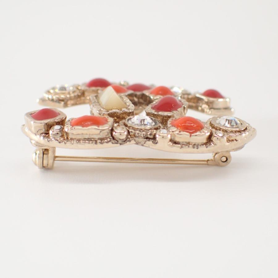 CHANEL（シャネル） 美品 06P マルチカラーストーン CCココマーク