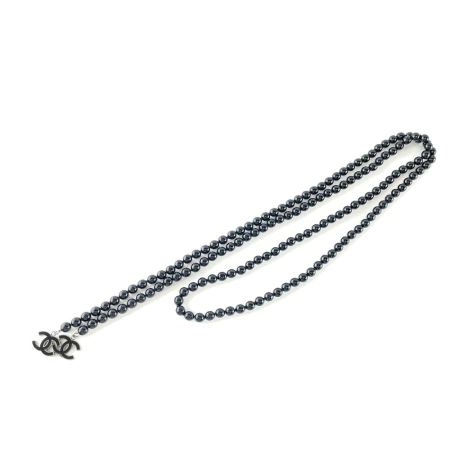 CHANEL（シャネル） 美品/ 05P ブラックパール ココマーク ロング