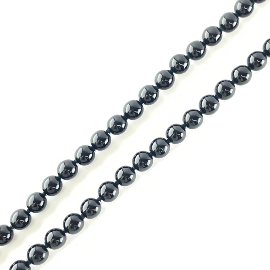 CHANEL 美品/ シャネル 05P ブラックパール ココマーク ロング 