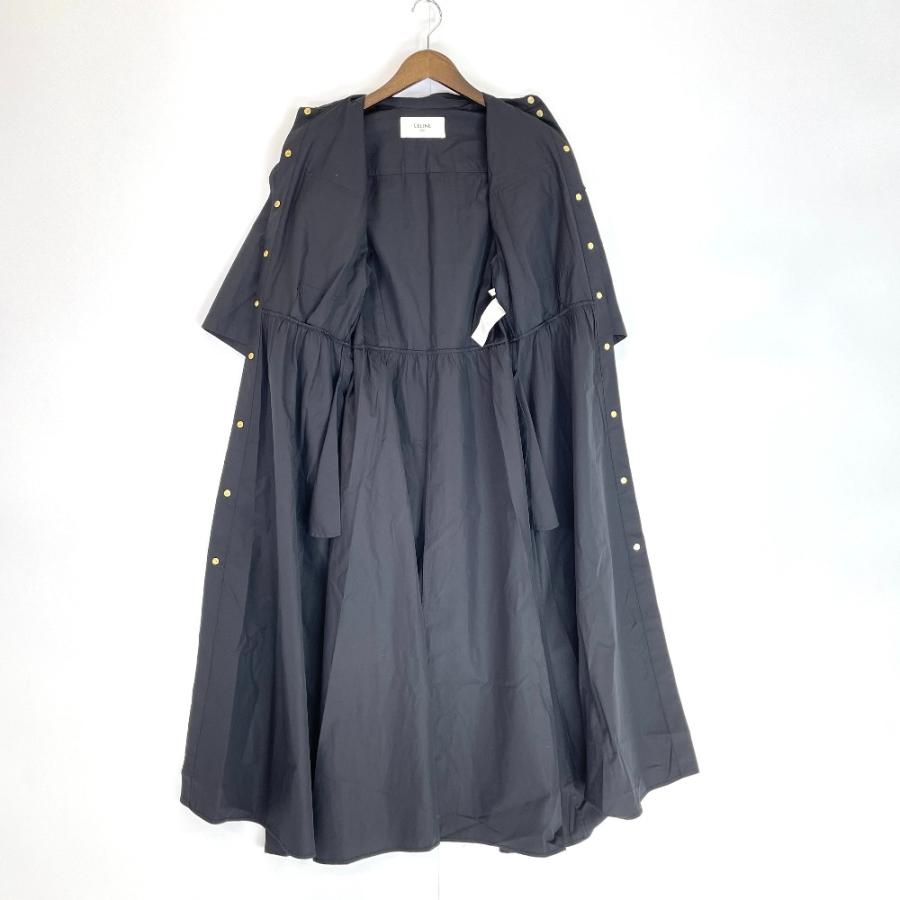 CELINE セリーヌ 2R57A091F ベルト付 サファリドレス CELINE セリーヌ 2R57A091F ベルト付 サファリドレス