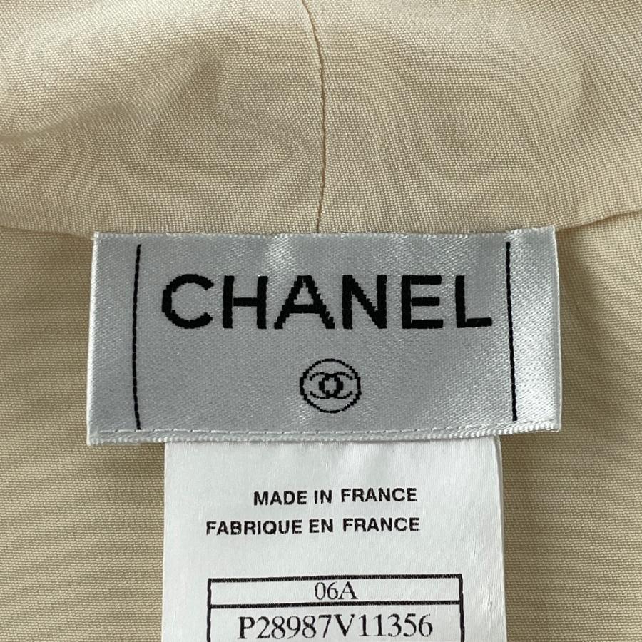 美品/国内正規 CHANEL シャネル 06A P28987V11356 シルク100 