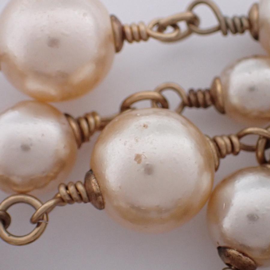 CHANEL（シャネル） 02A カメリア 3連パール チョーカー ネックレス