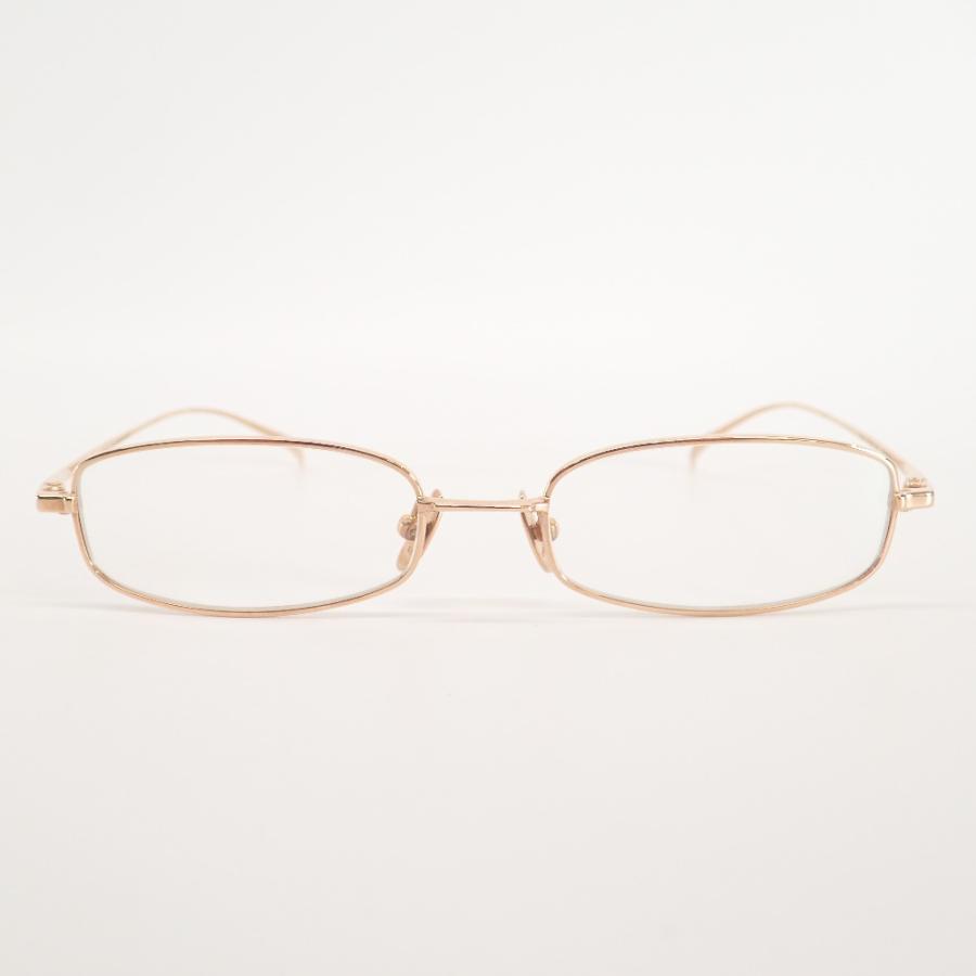 KANEKO OPTICAL 金子眼鏡 FACIAL INDEX K18PG FG-001 無垢 メガネ