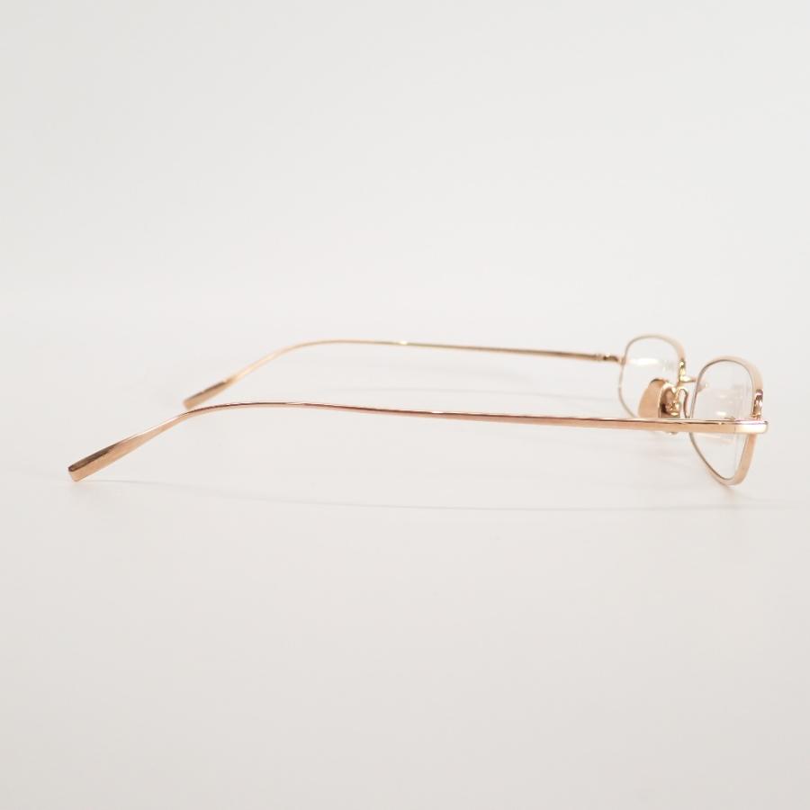 KANEKO OPTICAL 金子眼鏡 FACIAL INDEX K18PG FG-001 無垢 メガネ