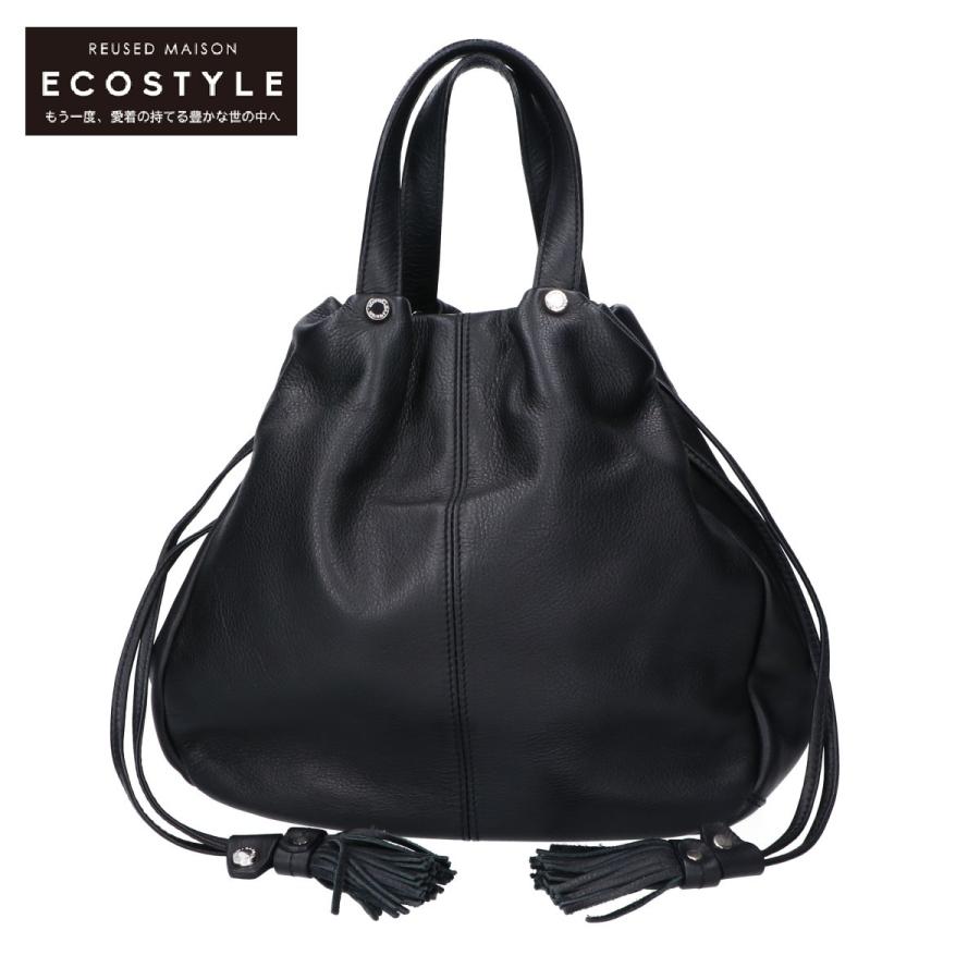 美品/ ROBERTA GANDOLFI ロベルタガンドルフィ レザー 2WAY巾着型  