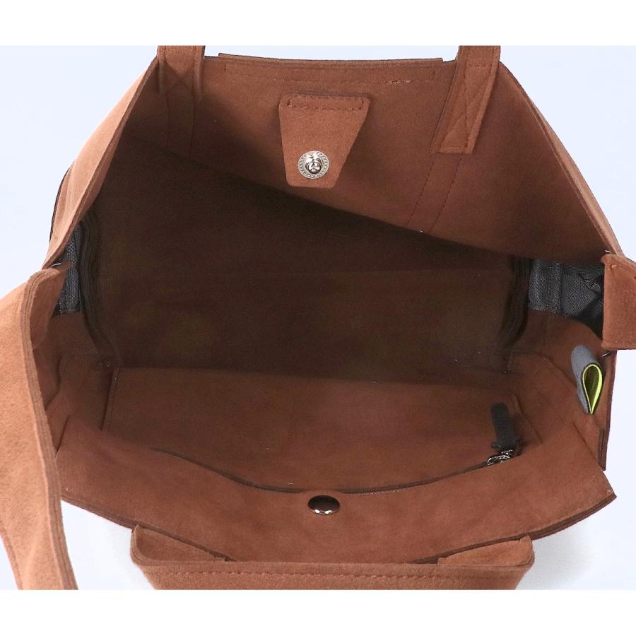 美品/ zattu ザッツ マイクロファイバースエード 2WAYショルダー