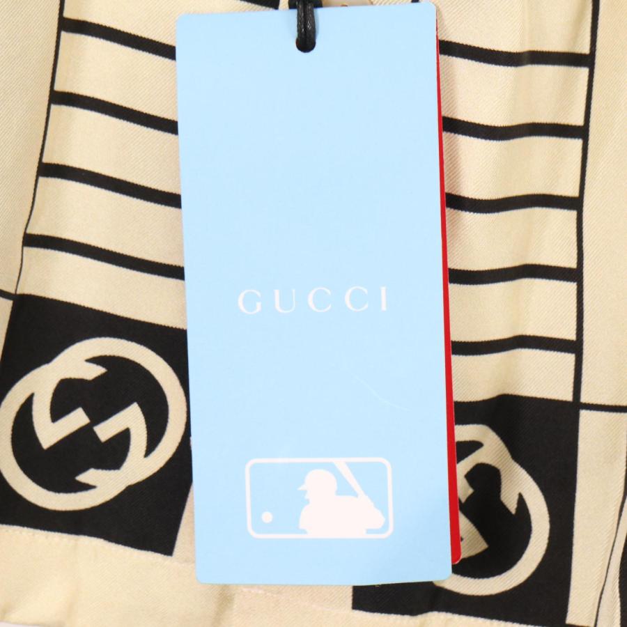 GUCCI/シルクシャツ/ヤンキース