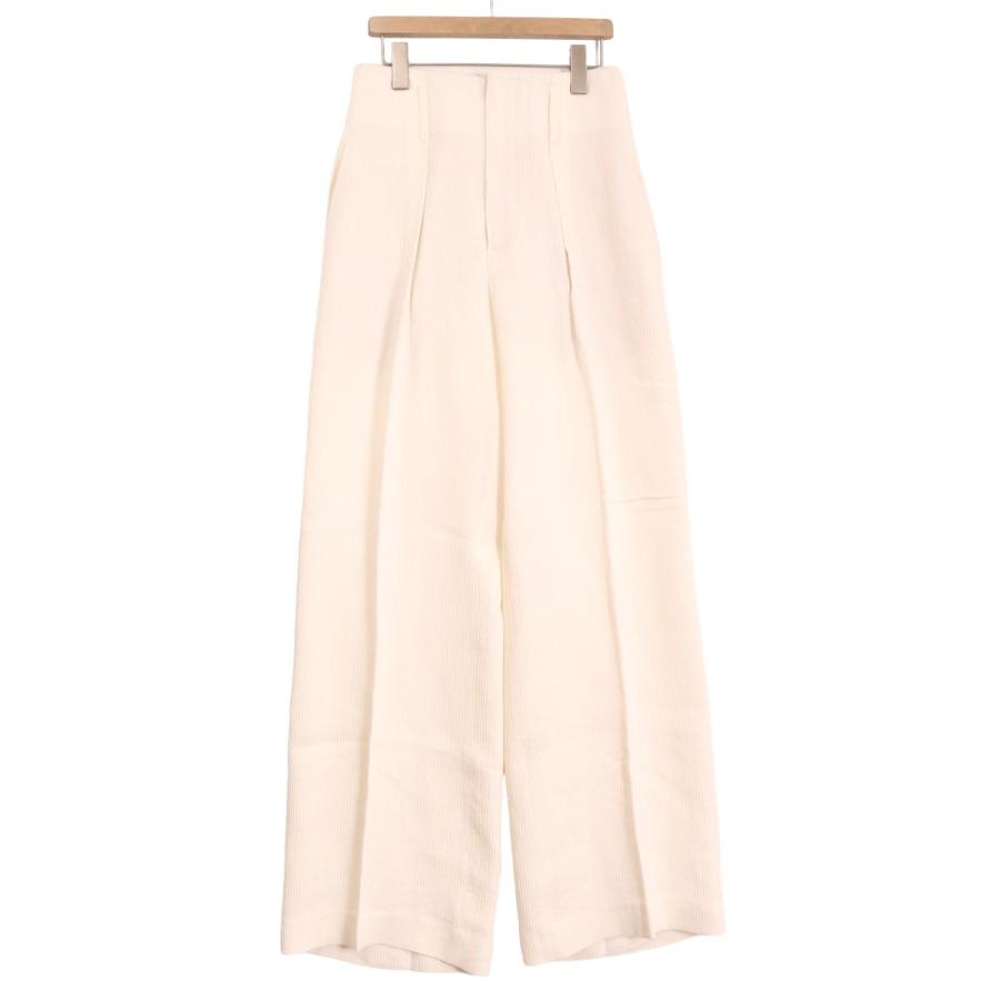 ブルネロクチネリ ピンクベージュ 20年 コットン ベルト付き プリーツ  