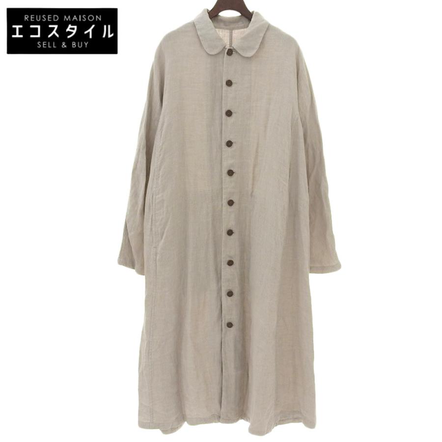 美品 Babaghuri ババグーリ リネン 長袖ワンピース レディース 
